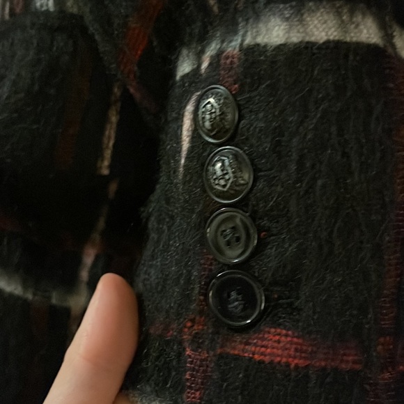 The Kooples Plaid Pea coat - Picture 8 of 10